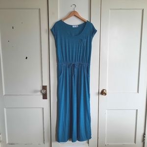 Time and Tru Turquoise Maxi Dress